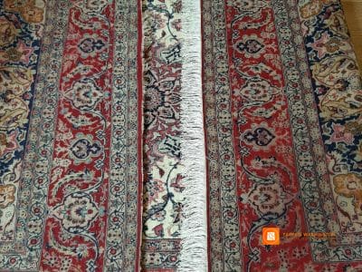 Rifacimento frange tappeto persiano